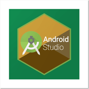 android studio hexagonal Posters and Art